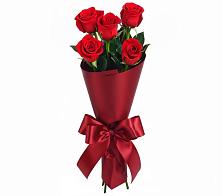 Букет 5 Красных роз Эдлесс Лав в Гайдуке