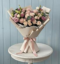 Букет цветов из:  Розы и Лизиантусы #REPLACE_PRED# Гайдуке