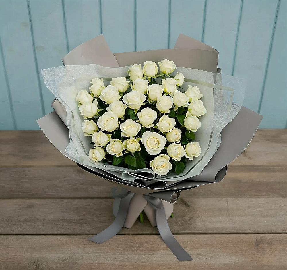Букет Белоснежная нежность в Гайдуке