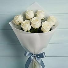 Букет 7 Белых роз Эдлесс Лав #REPLACE_PRED# Гайдуке