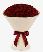 Букет 101 Бордовая роза Блэк Бакарра в Гайдуке