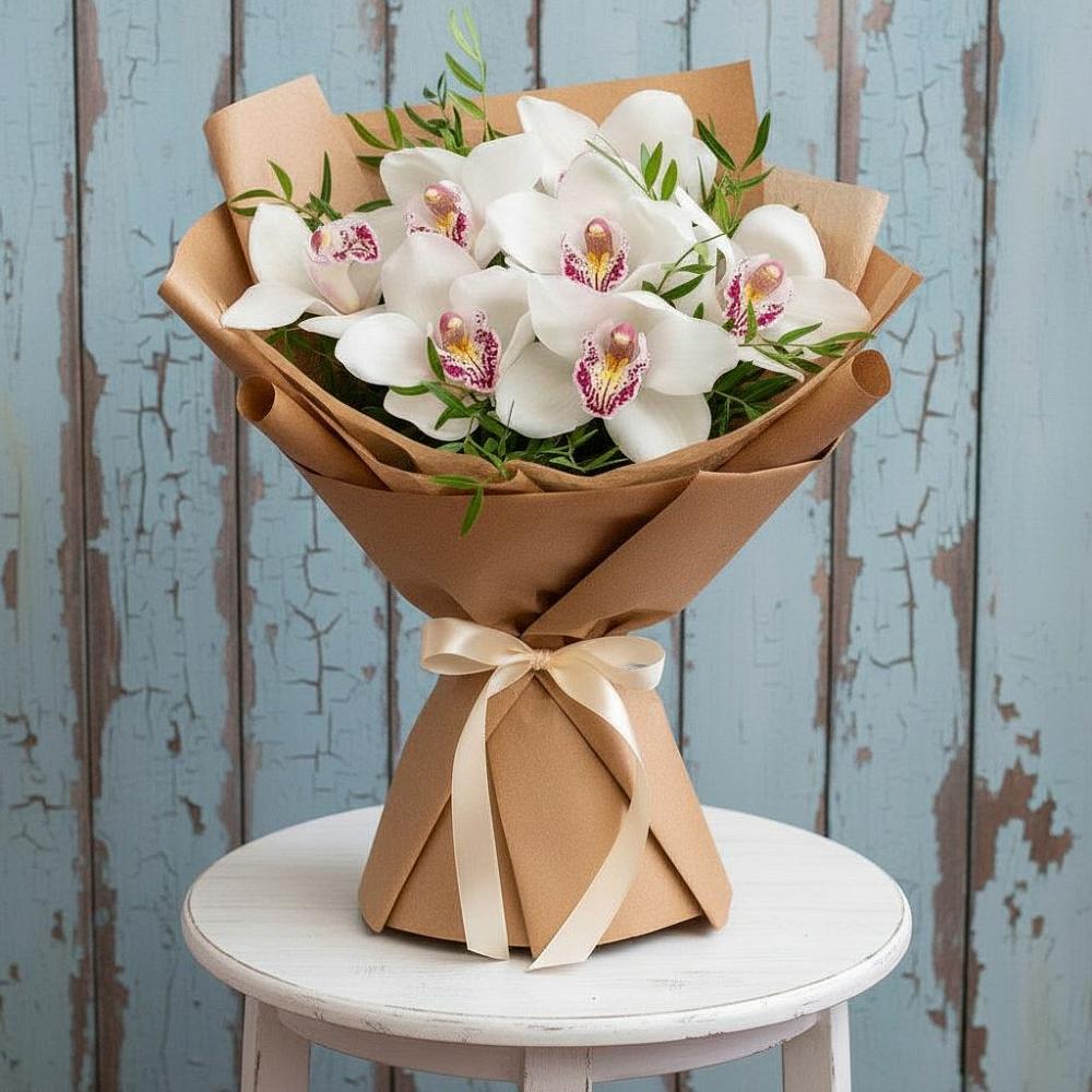Букет цветов из: Орхидеи и Розы в Гайдуке