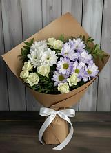 Букет цветов из:  Хризантемы и Розы #REPLACE_PRED# Гайдуке