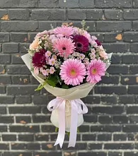 Букет цветов из:  Герберы и Хризантемы в Гайдуке