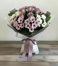 Букет цветов из:  Хризантемы и Розы в Гайдуке
