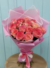 Букет 15 Розовых роз Равель #REPLACE_PRED# Гайдуке