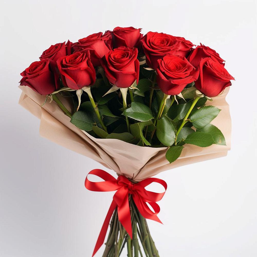 Букет 11 Красных роз Эдлесс Лав в Гайдуке